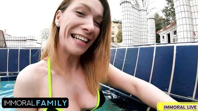 Big Natural Tits Redhead Sata Jones Has Multiple Anal Orgasms – Immoral Family 4k