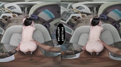 UP CLOSE VR - Gorgeous Petite Brunette Celestina Blooms Is Craving A CREAMPIE From You - POV