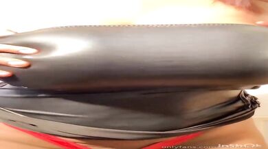 Sexy busty pierced booty girl posing