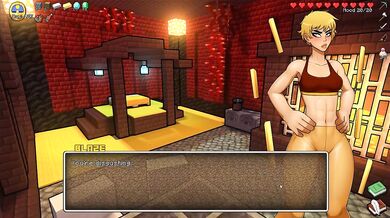 HornyCraft [Minecraft Parody Hentai game PornPlay ] Ep.39 Giant yoga pants thighjob joi