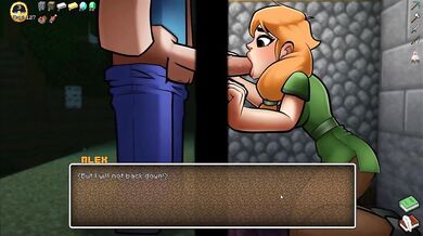 HornyCraft [Minecraft Parody Hentai game PornPlay ] Ep.39 Giant yoga pants thighjob joi