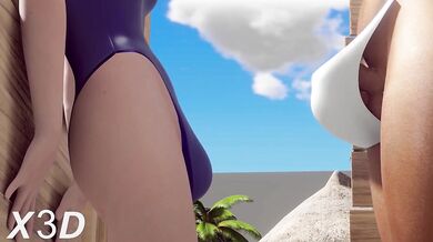 Pharah and ashe futa