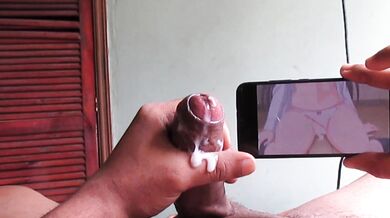 corrida en camara lenta mientras veo hentai