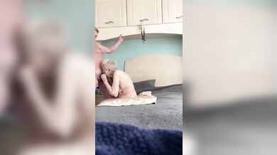 Sexy grateful old granny