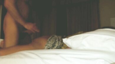 MILF FROM HOTEL BAR TAKES HUNG ARMY GUY BACK TO HER ROOM TO FUCK HER TIGHT PUSSY