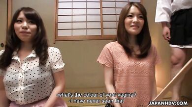 Anna Kirishima And Kana Suzuki Fucked At Yoga