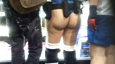 pawg blue cosplay