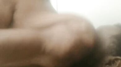 SUCKING MILK OUT OF BIG CHOCOLATE SOFT LACTATING TITS IN THE BATHROOM!!!!!!!!!