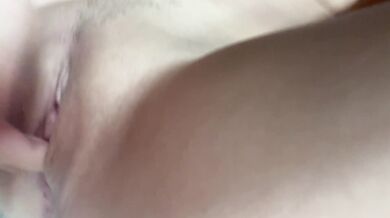 Touching myself in my snake print bikini