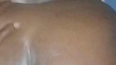 BIG SOFT CHOCOLATE CHEEKS GETS OILED UP BEFORE GORILLA P BEATS!!!!!!!!!!!!!