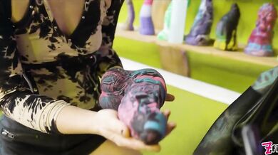 Rough Anal Play With Big Toys - 0% Pussy - Miss Fetish (Little Angel, Angel Flirt, Alexandra Cat, Angel Little, Miss Flora)