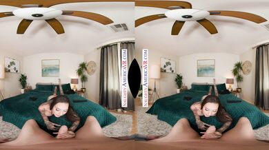 Rocky Emerson Makes The Most Of A Situation When She's Interrupted In The Middle Of Her Naughty Alone Time