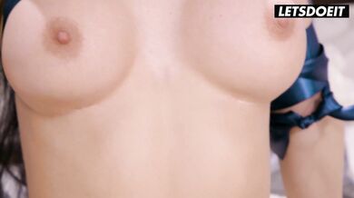 18 Yo Babe Sasha Rose Sucks On Black Cock And Takes It Like A Champ - LETSDOEIT