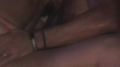 POV UP CLOSE TOO: ONE FINGER NOW TWO PULSATING UNTIL I STOP YOU !
