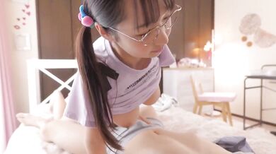 Schoolgirl Hoshino Natsuki Fucks Her Study Buddy