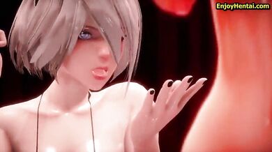 2B Sexy Dance on enjoy hentai porn