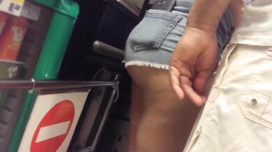 bubble booty teen cheeky jean shorts