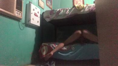 dark latin boy big passionate cock masturbation - 