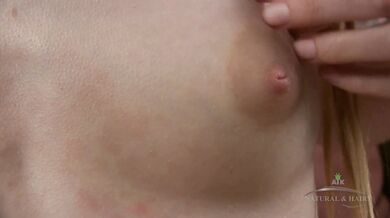 Nessa has a hairy muff and this toy wants to touch it!