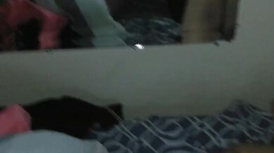 Close view cock wet from pussy juice