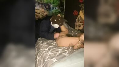 Halloween Michael uses dildo on college girl