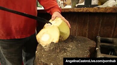 Cuban Queen Angelina Castro StrapOn Fucks Asian Cristi Ann!