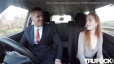 Ella Hughes In Cheeky redhead fails on purpose porn