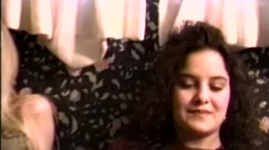 Hairy vintage teens have a steamy threeway with a deviant