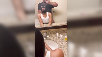 Thick Slut Stepsister getting Fucked in Bathroom