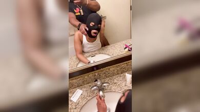 Thick Slut Stepsister getting Fucked in Bathroom