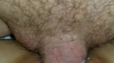 Cum fest with tiny asian pussy and giant hard cock