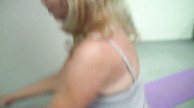 Grandma fingers herself then FREAKS OUT at Porn Casting (Behind the Scenes) mature (Annabelle Brady)