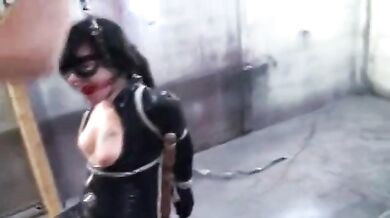 Perverted Lesbian BDSM captured gigi