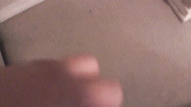 Pissing all over my bedroom carpet and wall, while fingering my Pee Hole and almost caught