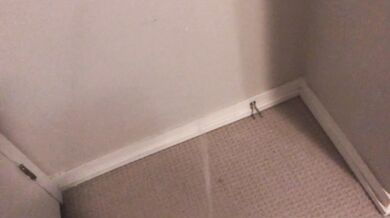 Pissing all over my bedroom carpet and wall, while fingering my Pee Hole and almost caught