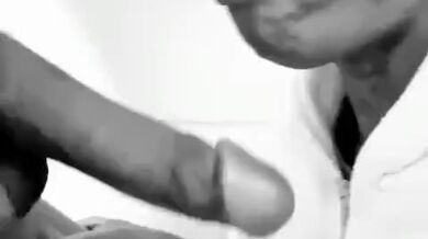 Sucking the neighbors dick (hallway/staircase)