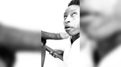 Sucking the neighbors dick (hallway/staircase)