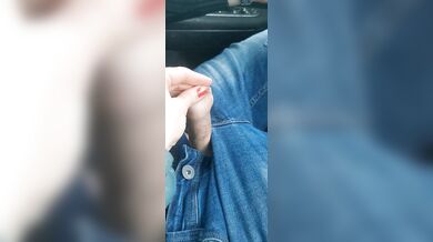 Wife play with my dick when I drive