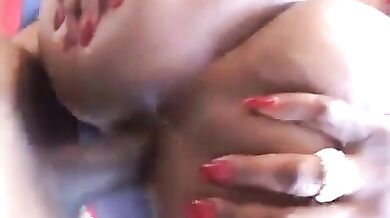 Busty black chick XXX Bijan Sudaa takes dong in her tight pussy and gets creamed porn (Bijan Sudaan)