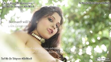 Rai Topless Full Boob Tease Saree