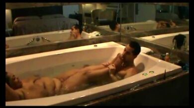 Fat Ebony mother caught with toyboy in jacuzzi