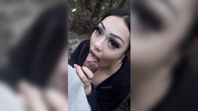 You can’t go hiking with a cum slut