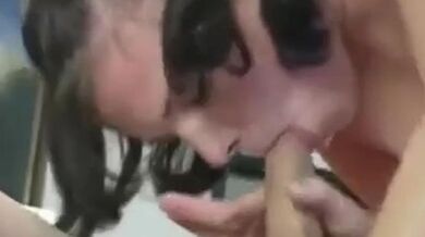 Busty buffy Chole gives blowjob and getting banged