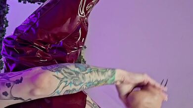 Squirting on Mr. Hankey's XL cock