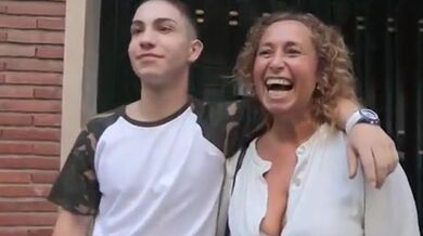 Spanish Blonde Mature And Young Guy