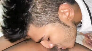 while my stepsis is sleeping I fuck her juicy pussy with my huge cock