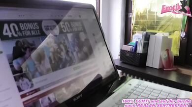 Blonde deutsche Schlampe fickt mit ihrem Italienisch Lehrer