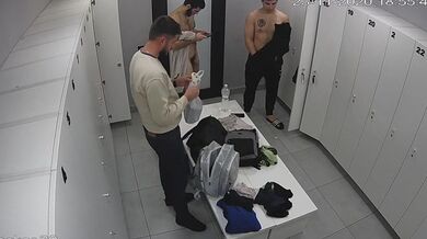 Footballers Locker Room Spy 2