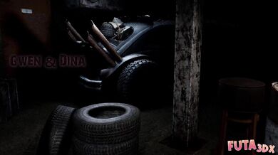 Futa3dX - Hot Busty Futa Blonde Face Fucks Brunette's Mouth