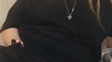 Fingering and cumming with my pants on